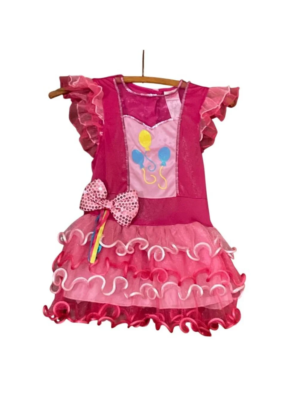 My Little Pony Pinkie Pie Halloween Costume Child Small 4-6 Hasbro 5 Pc Dress Up